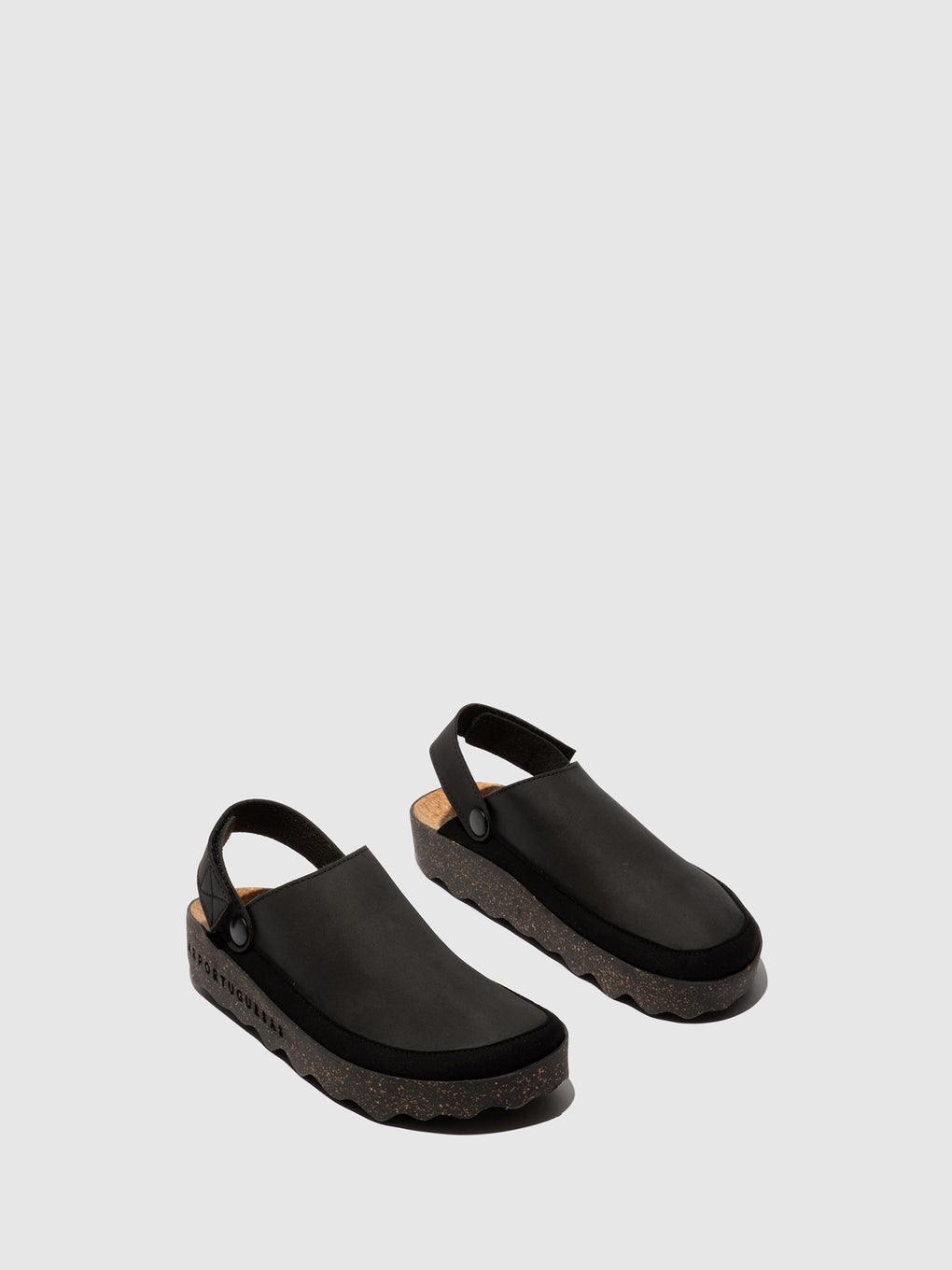Velcro Clogs CHUCK BLACK