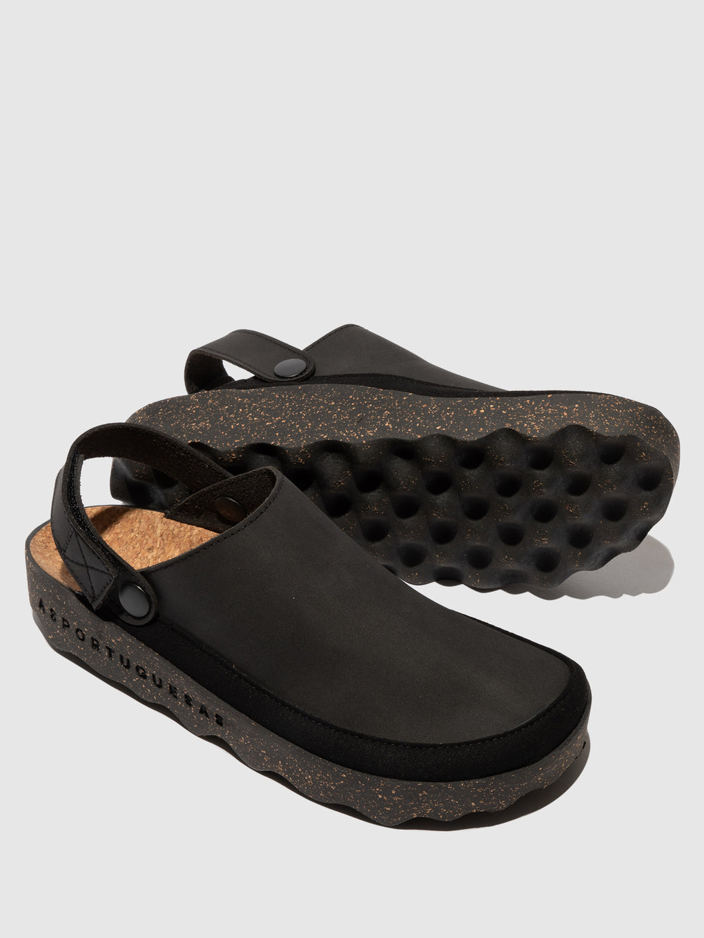 Velcro Clogs CHUCK BLACK