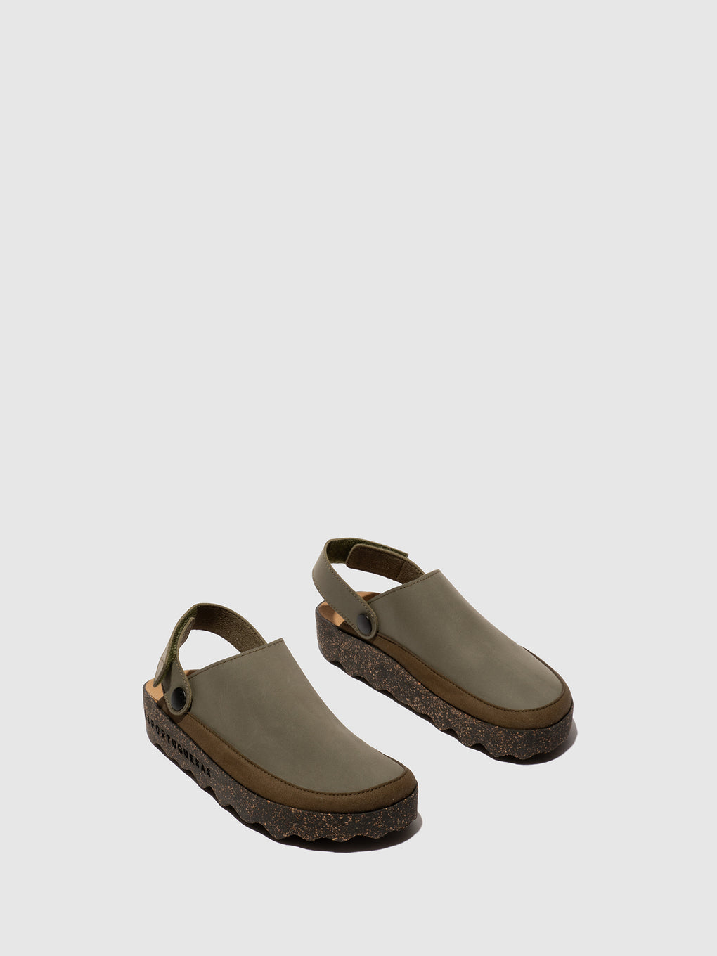 Round Toe Mules CHUCK CAMEL - ASPORTUGUESAS