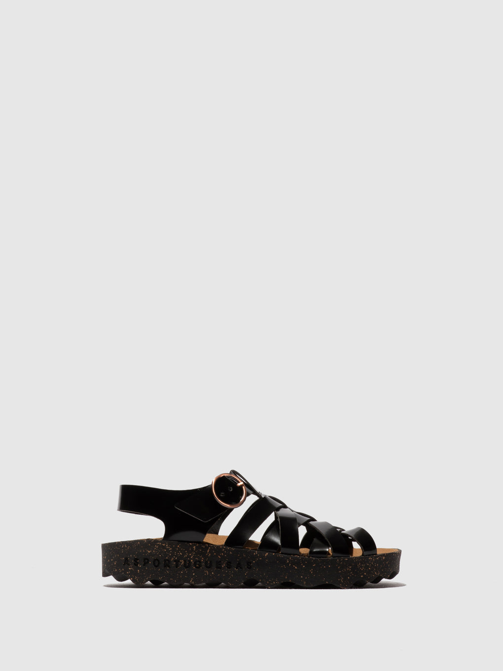 Buckle Sandals CISCO BLACK - ASPORTUGUESAS