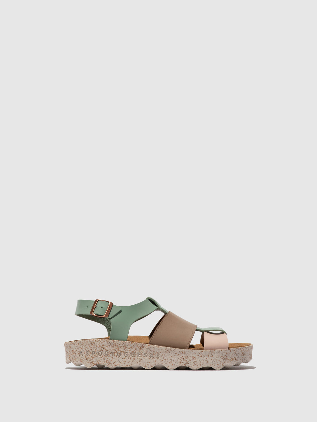 Buckle Sandals CALLA MULTI MINT - ASPORTUGUESAS