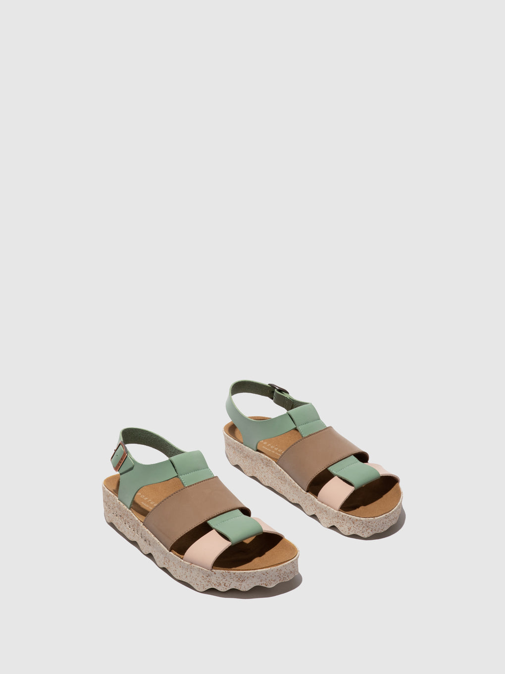 Buckle Sandals CALLA MULTI MINT - ASPORTUGUESAS