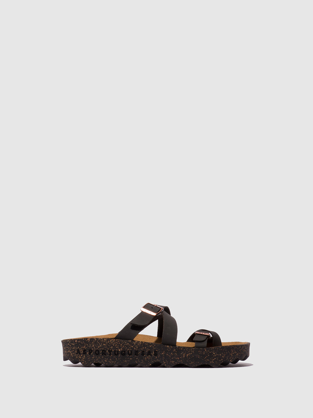 Buckle Sandals CAPRI BLACK