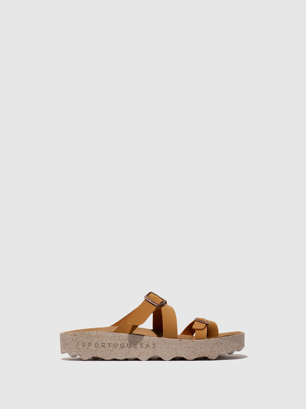 Buckle Sandals CAPRI CAMEL - ASPORTUGUESAS