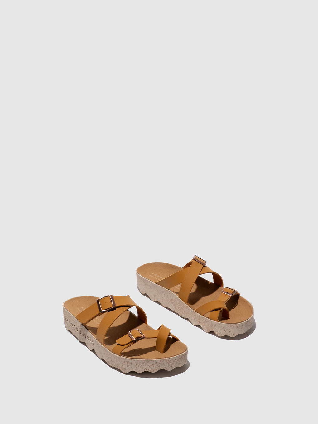 Buckle Sandals CAPRI CAMEL - ASPORTUGUESAS