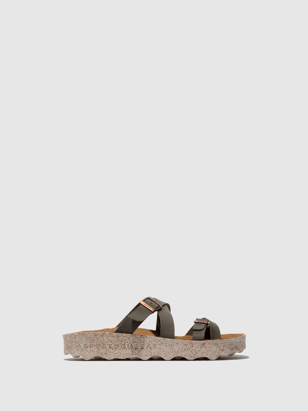 Buckle Sandals CAPRI KHAKI - ASPORTUGUESAS