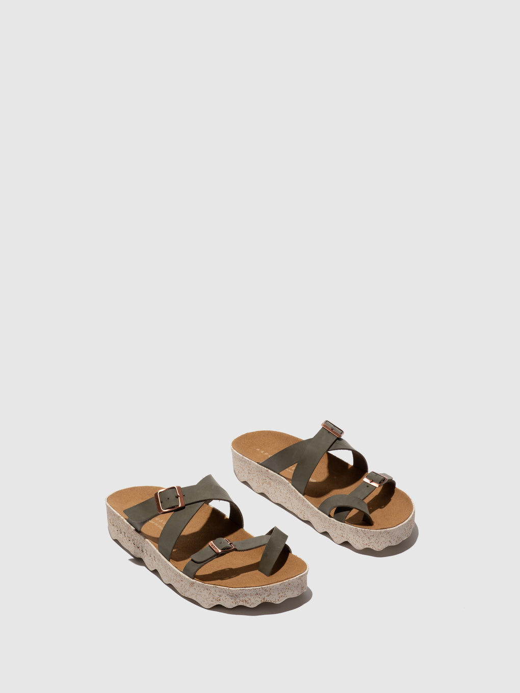 Buckle Sandals CAPRI KHAKI - ASPORTUGUESAS