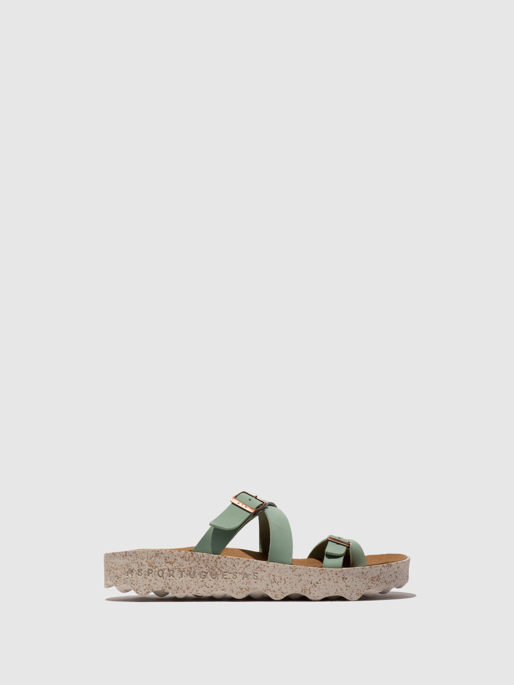 Buckle Sandals CAPRI MINT - ASPORTUGUESAS