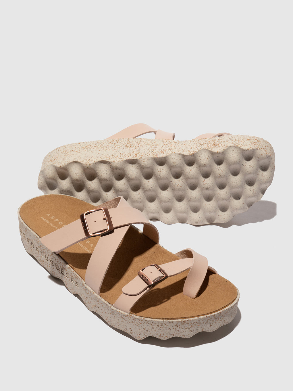 Buckle Sandals CAPRI PINK - ASPORTUGUESAS