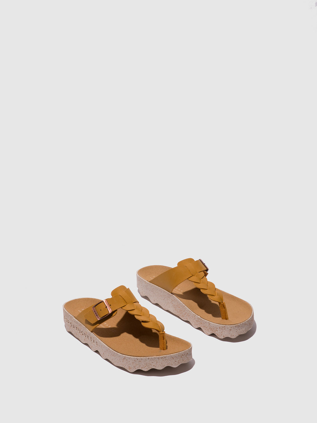 Buckle Sandals CARDI CAMEL