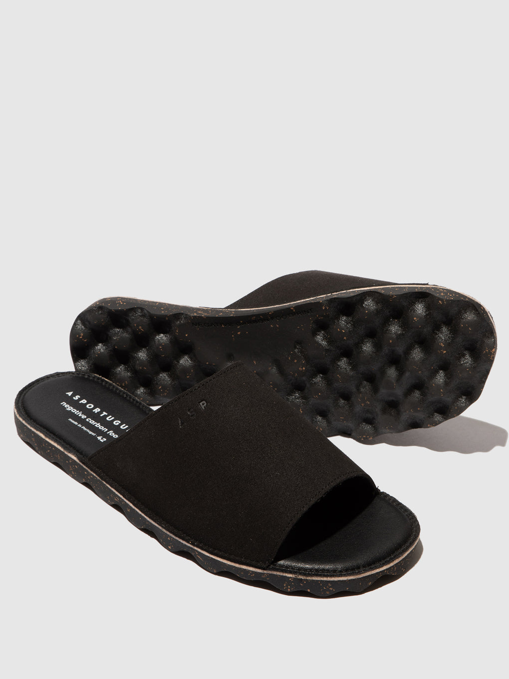 Slip-on Sandals NALA BLACK - ASPORTUGUESAS