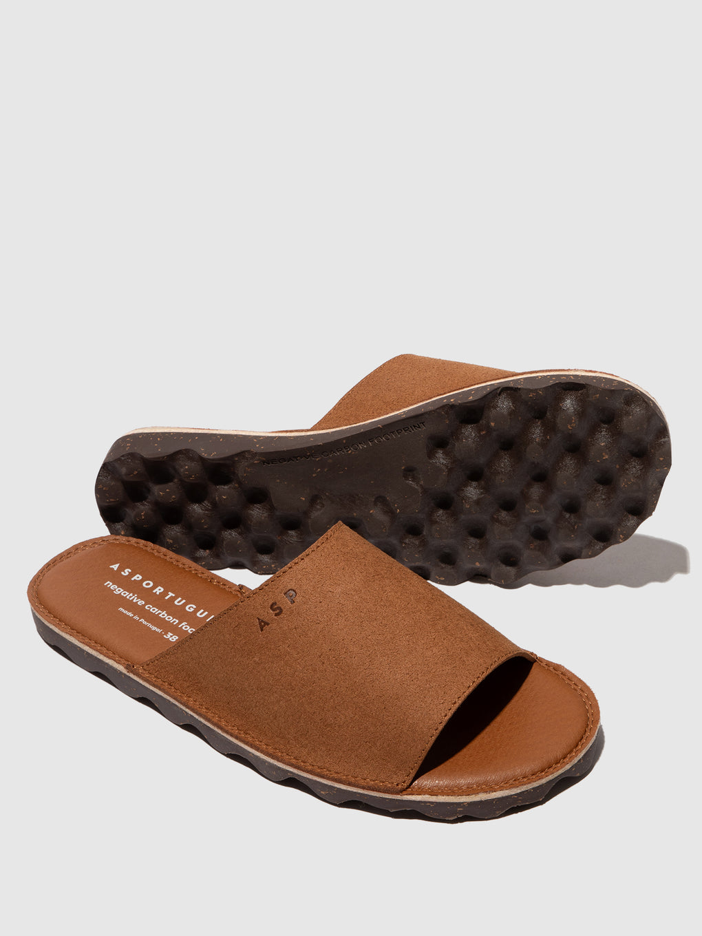 Slip-on Sandals NALA BROWN - ASPORTUGUESAS