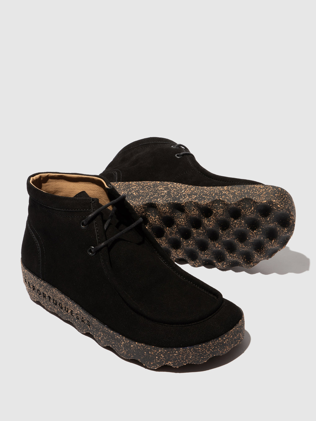 Lace-up Ankle Boots COALY L BLACK - ASPORTUGUESAS