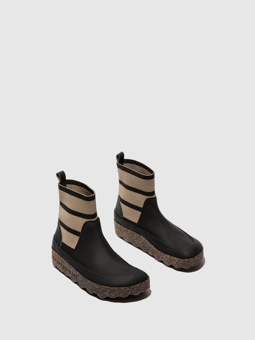 Elasticated Boots CATTY BLACK - ASPORTUGUESAS