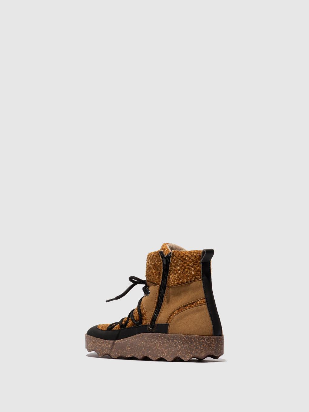 Lace-up Ankle Boots CIRRI MUSTARD - ASPORTUGUESAS