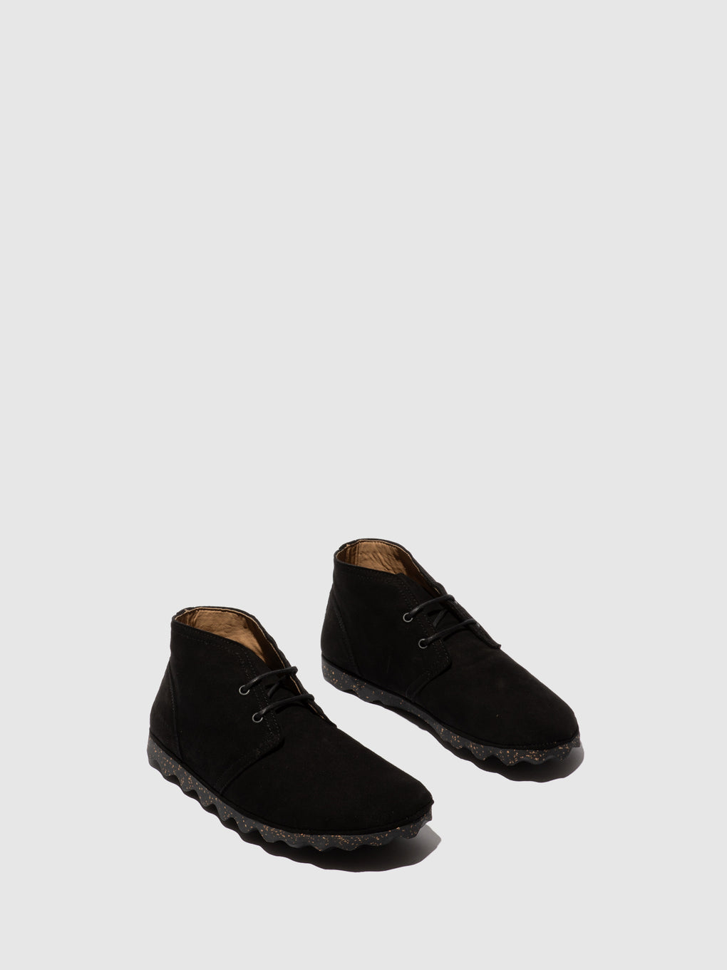 Lace-up Ankle Boots NORI BLACK - ASPORTUGUESAS