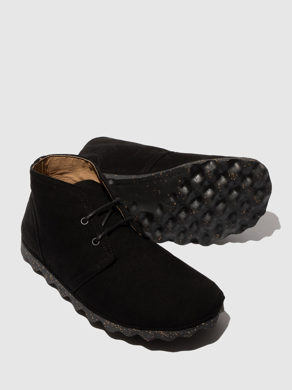 Lace-up Ankle Boots NORI BLACK - ASPORTUGUESAS