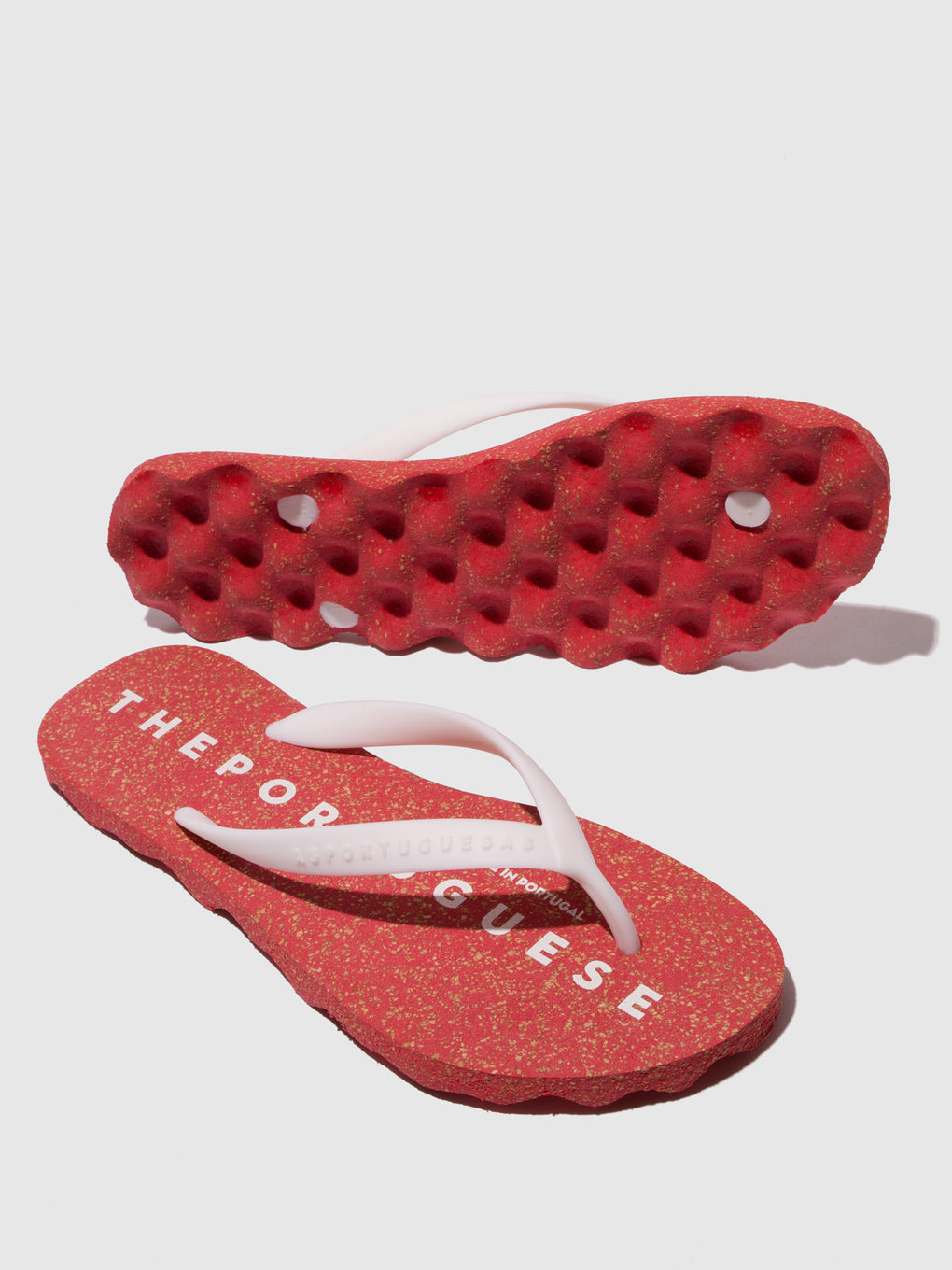 Beach Flip-Flops BASE2.0 RED/WHITE