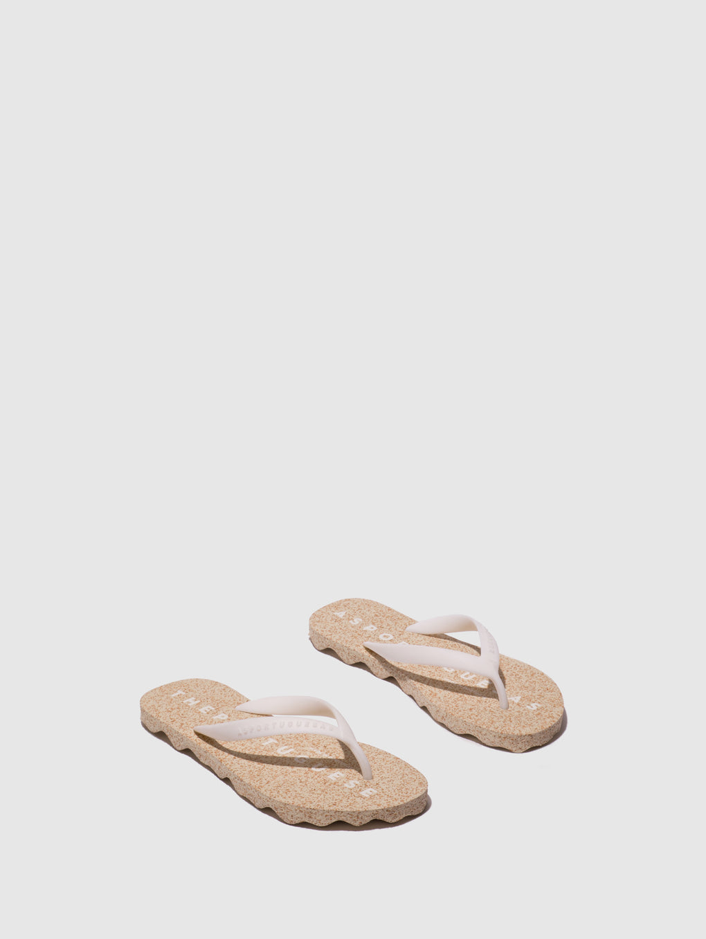 Beach Flip-Flops BASE 2.0 NATURAL/WHITE