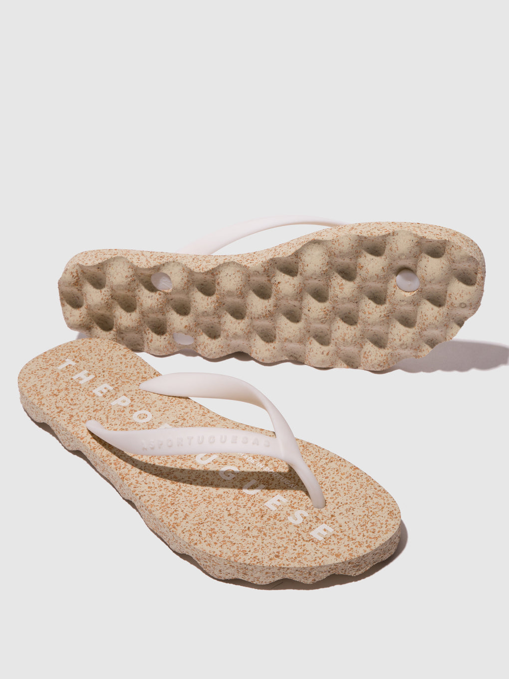 Beach Flip-Flops BASE 2.0 NATURAL/WHITE