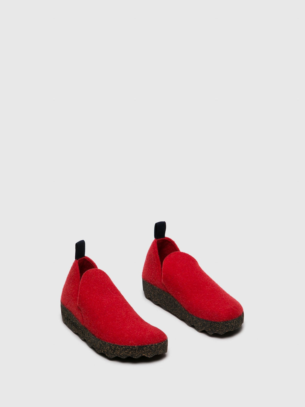 Round Toe Shoes CITY Red