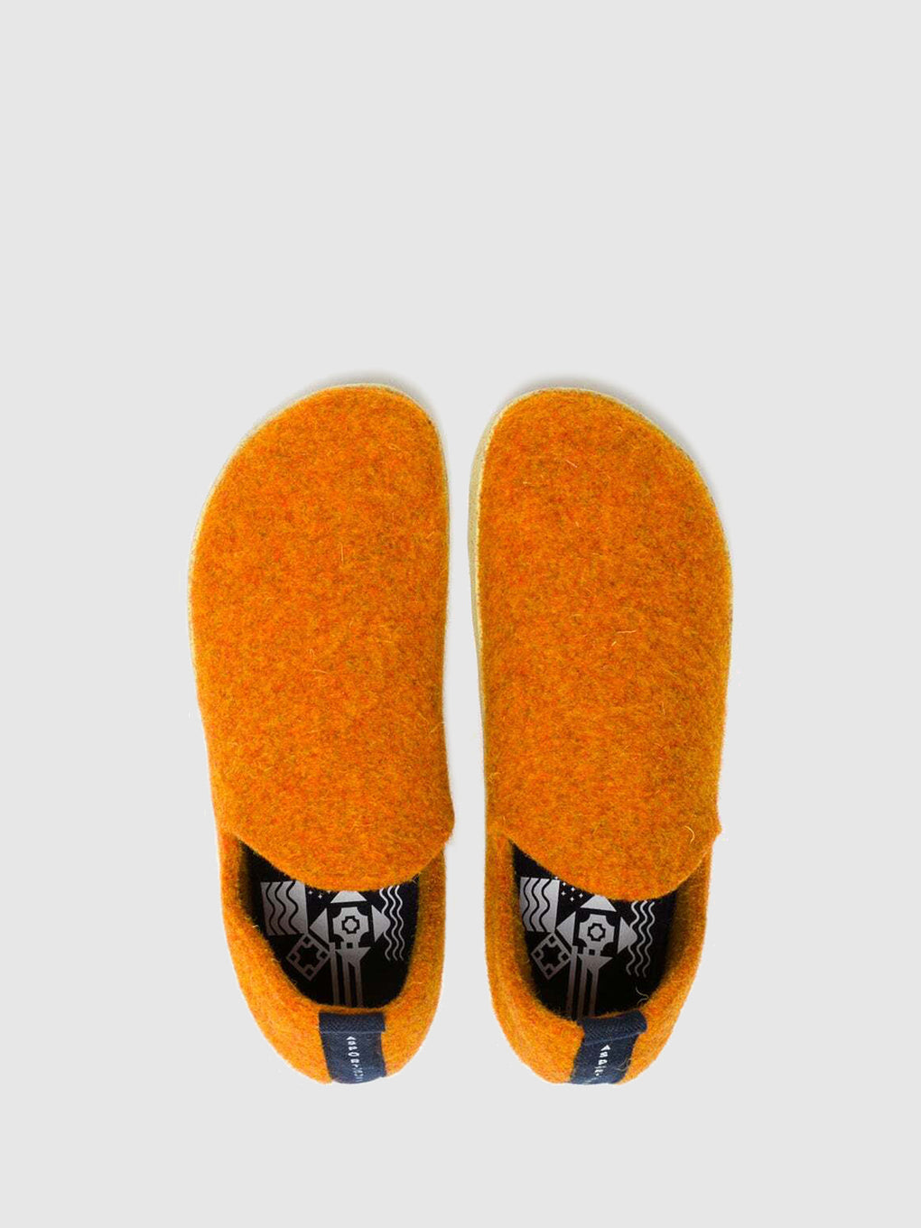 Round Toe Shoes CITY Orange