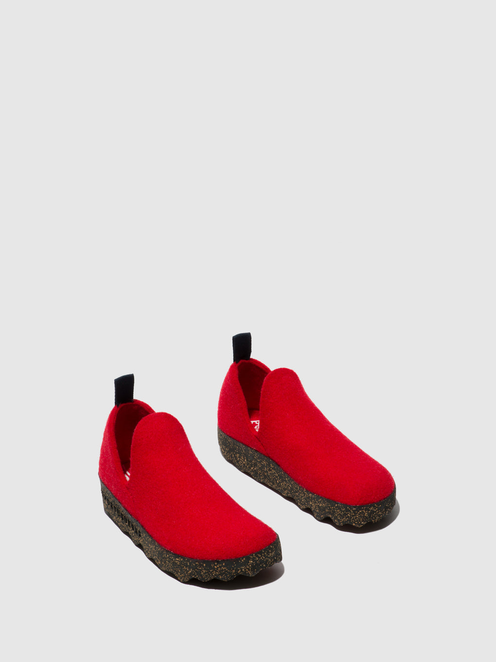 Round Toe Shoes CITY RED