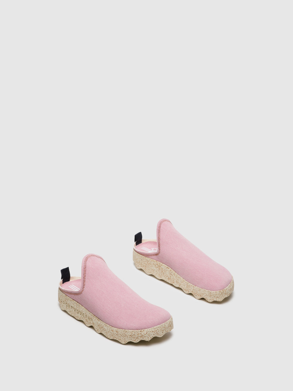 Pink Closed Mules