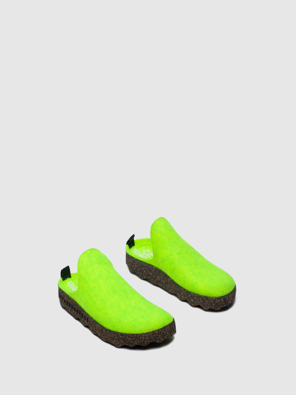 Round Toe Mules COME Neon