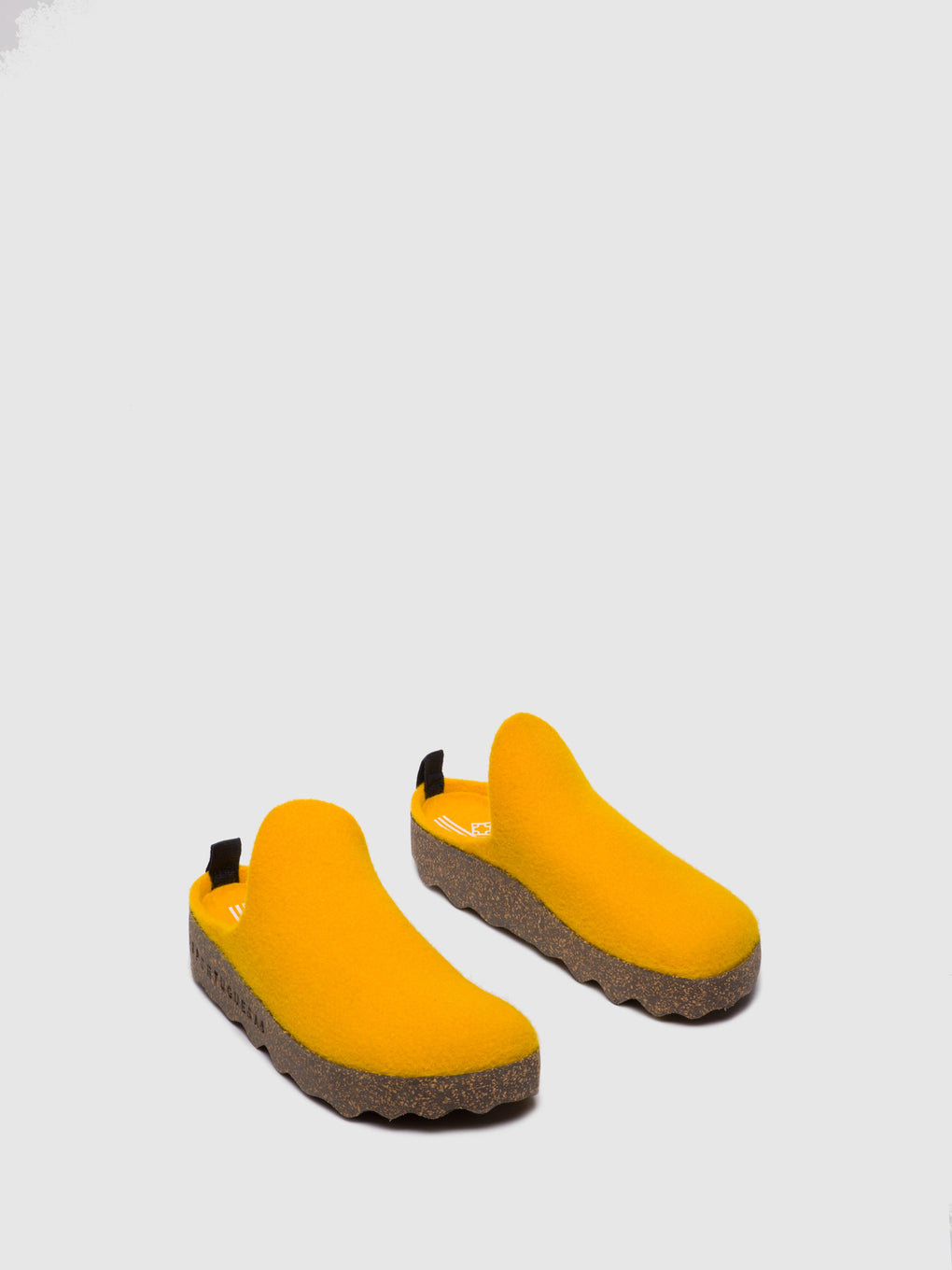 Round Toe Mules COME Yellow