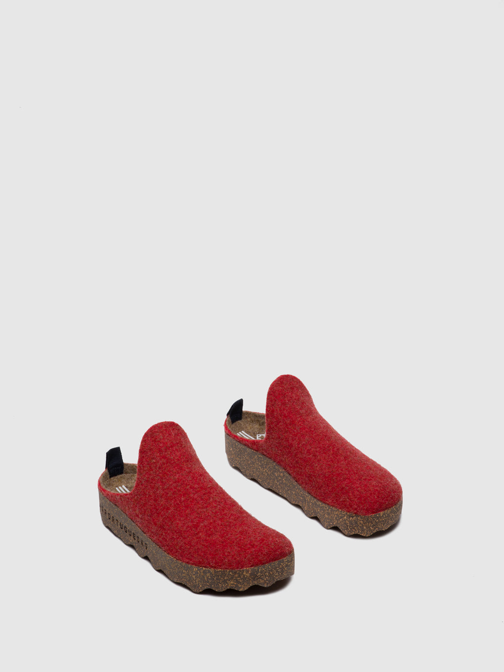 Round Toe Mules COME Red