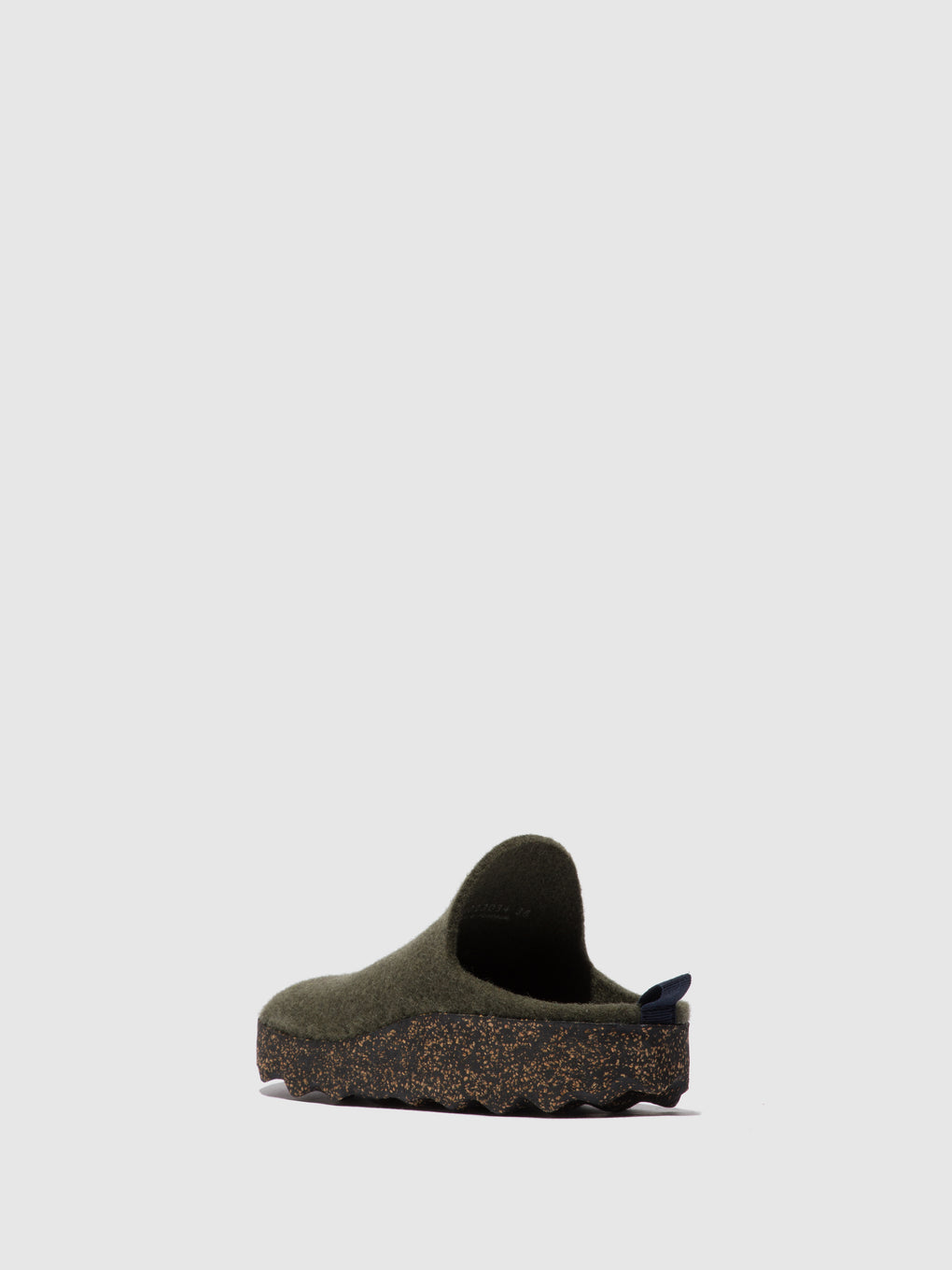 Round Toe Mules COME MILITARY GREEN