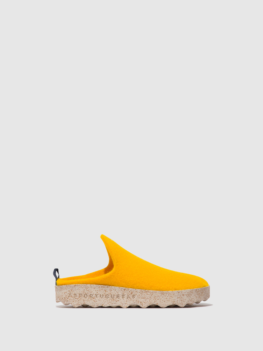Slip-on Mules COME YELLOW – ASPORTUGUESAS