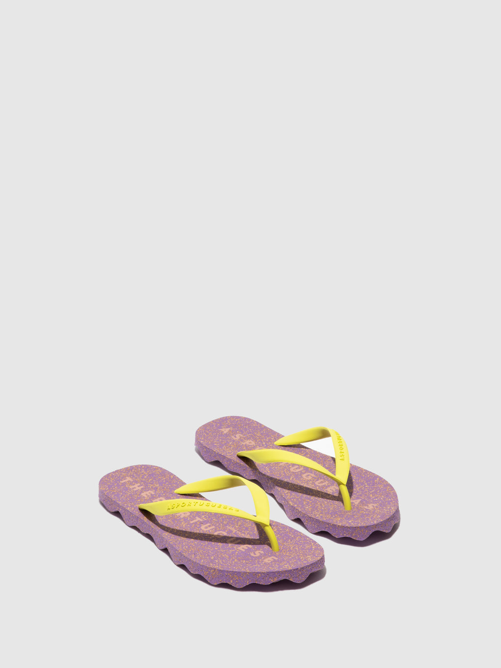 Beach Flip-Flops BASE Yellow & Rubber Strap