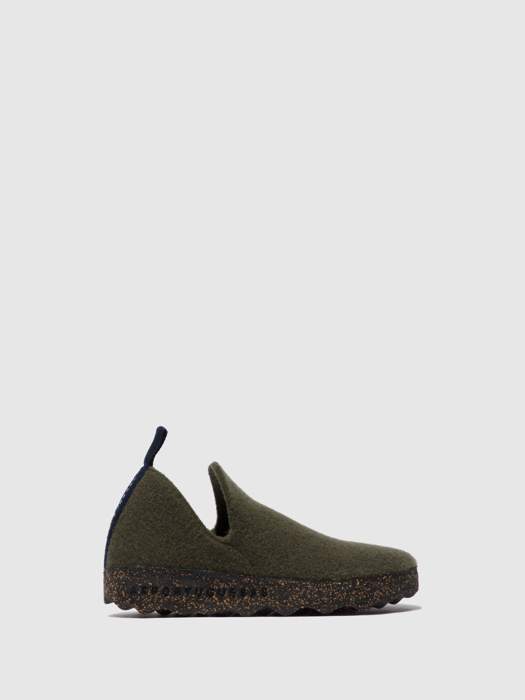 Round Toe Shoes CITY MILITARY GREEN