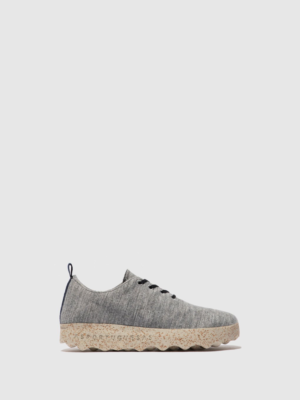 Lace-up Trainers CAMP Grey Merino Wool
