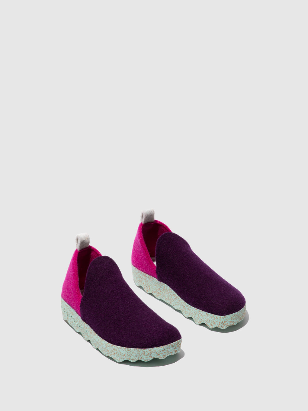 Round Toe Shoes CITY PINK PURPLE