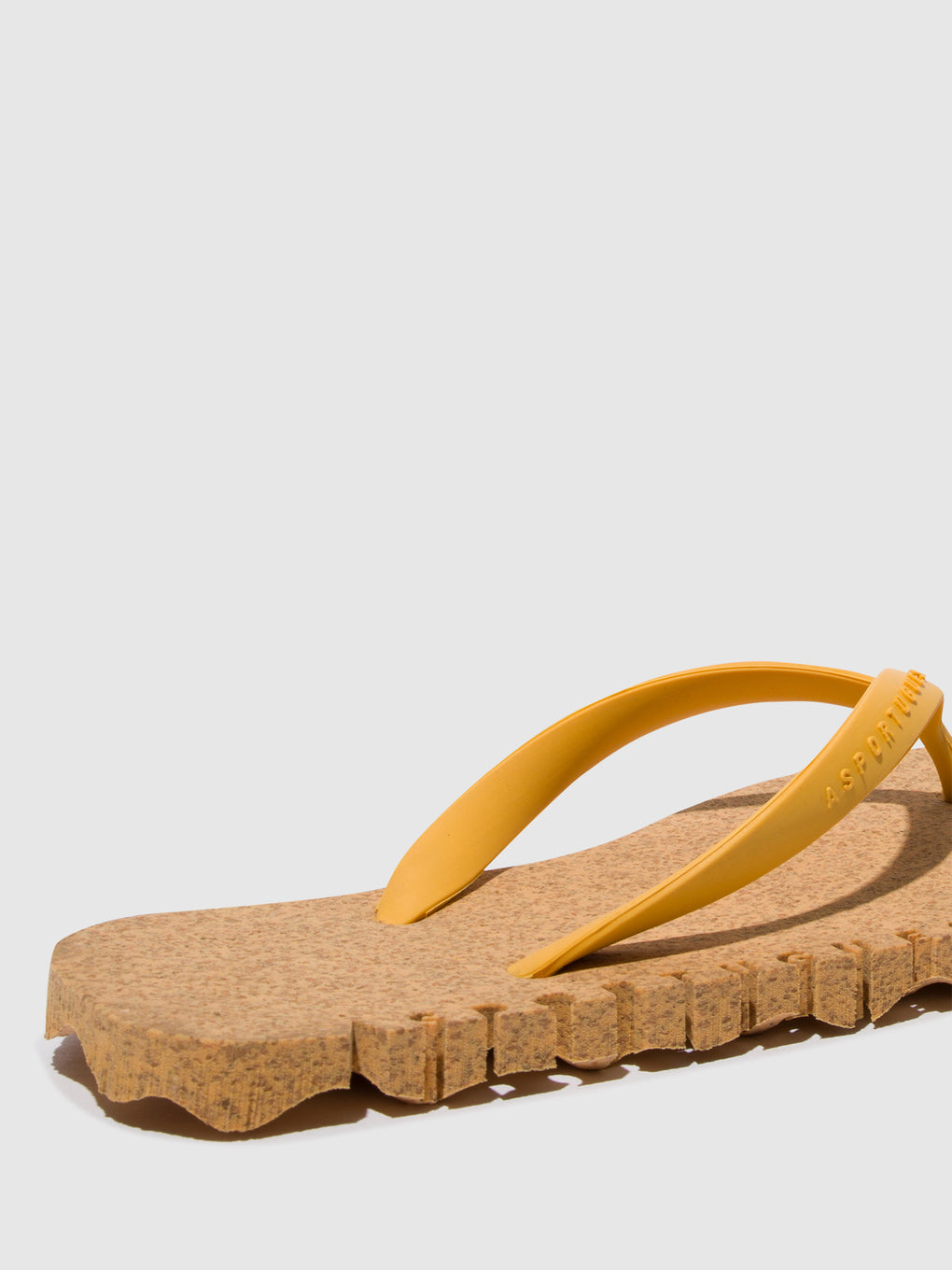 Beach Flip-Flops BUMPY Yellow & yellow strap