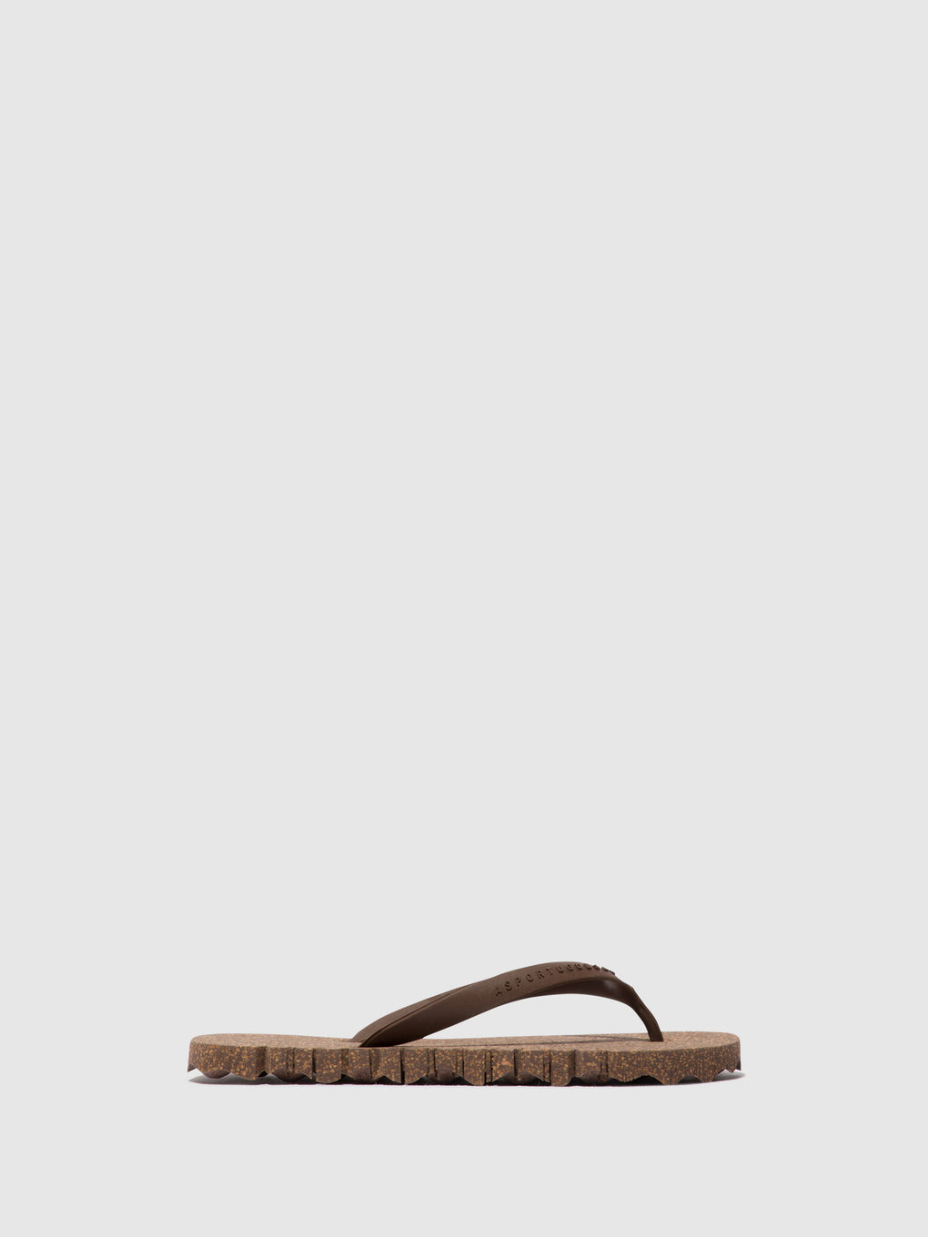 Beach Flip-Flops BUMPY Brown & brown strap