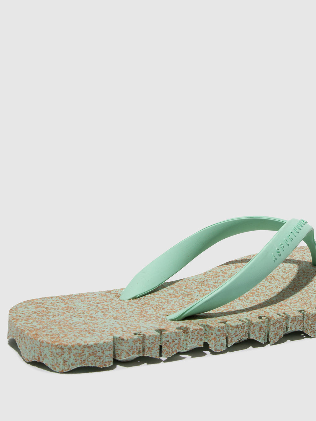 Beach Flip-Flops BUMPY Mint & mint strap