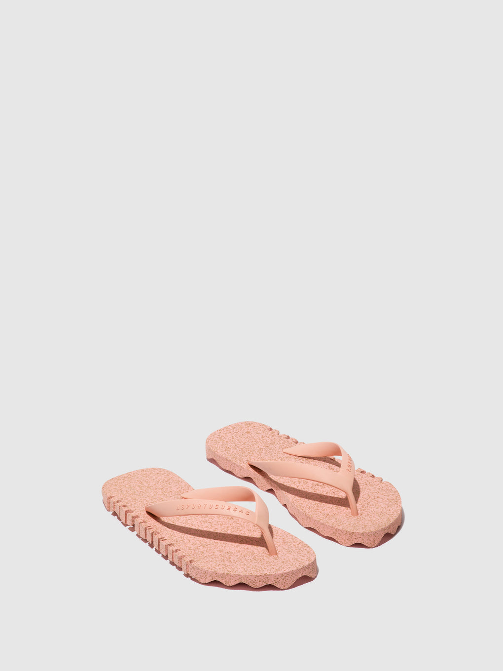 Beach Flip-Flops BUMPY Pink & pink strap