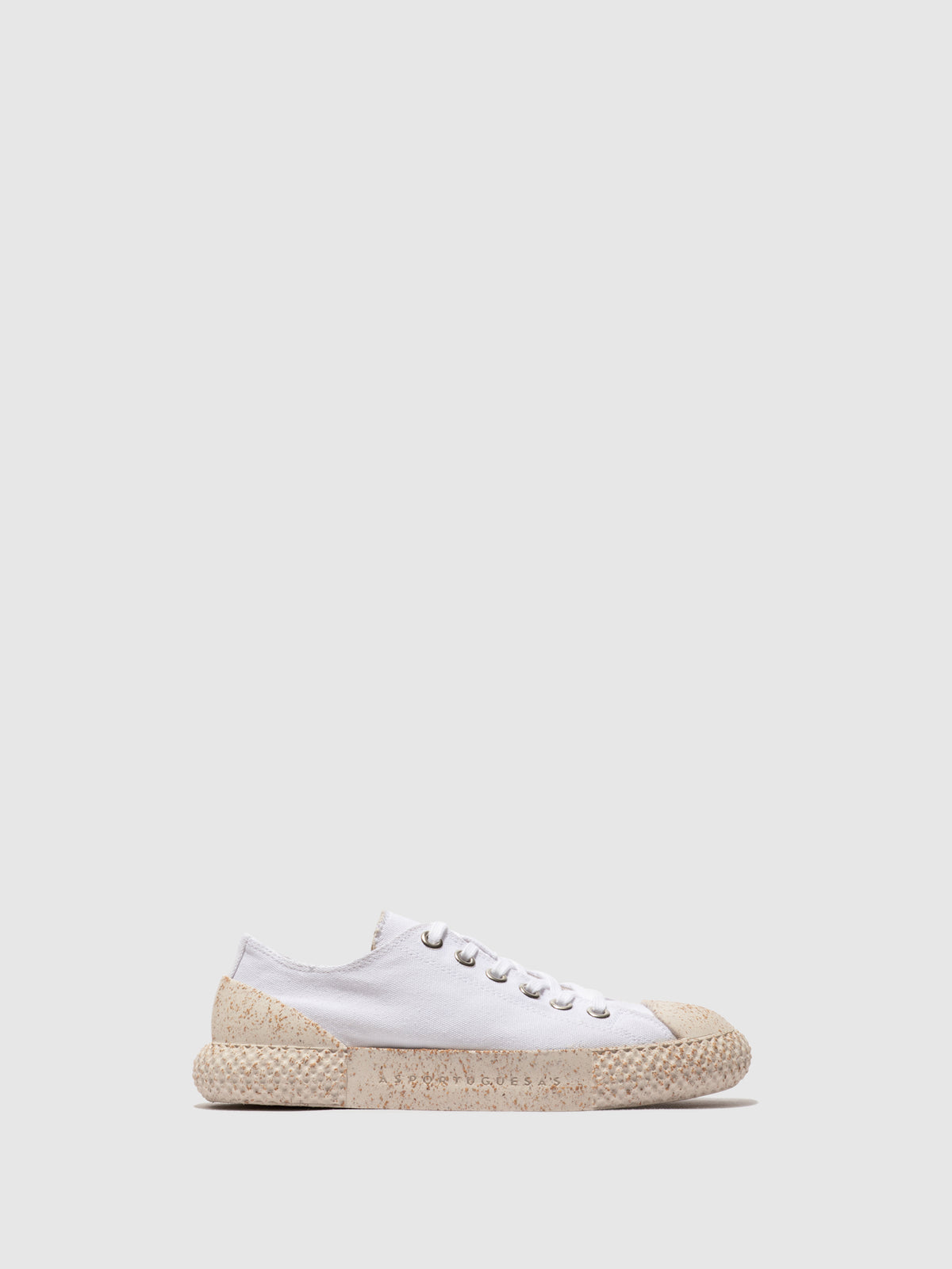 Asportuguesas ELASTICATED TRAINERS CARE WHITE size 40 or 7 men’s Asportuguesas Unisex Code Black Lace-Up Low Top Trainer  main image 2