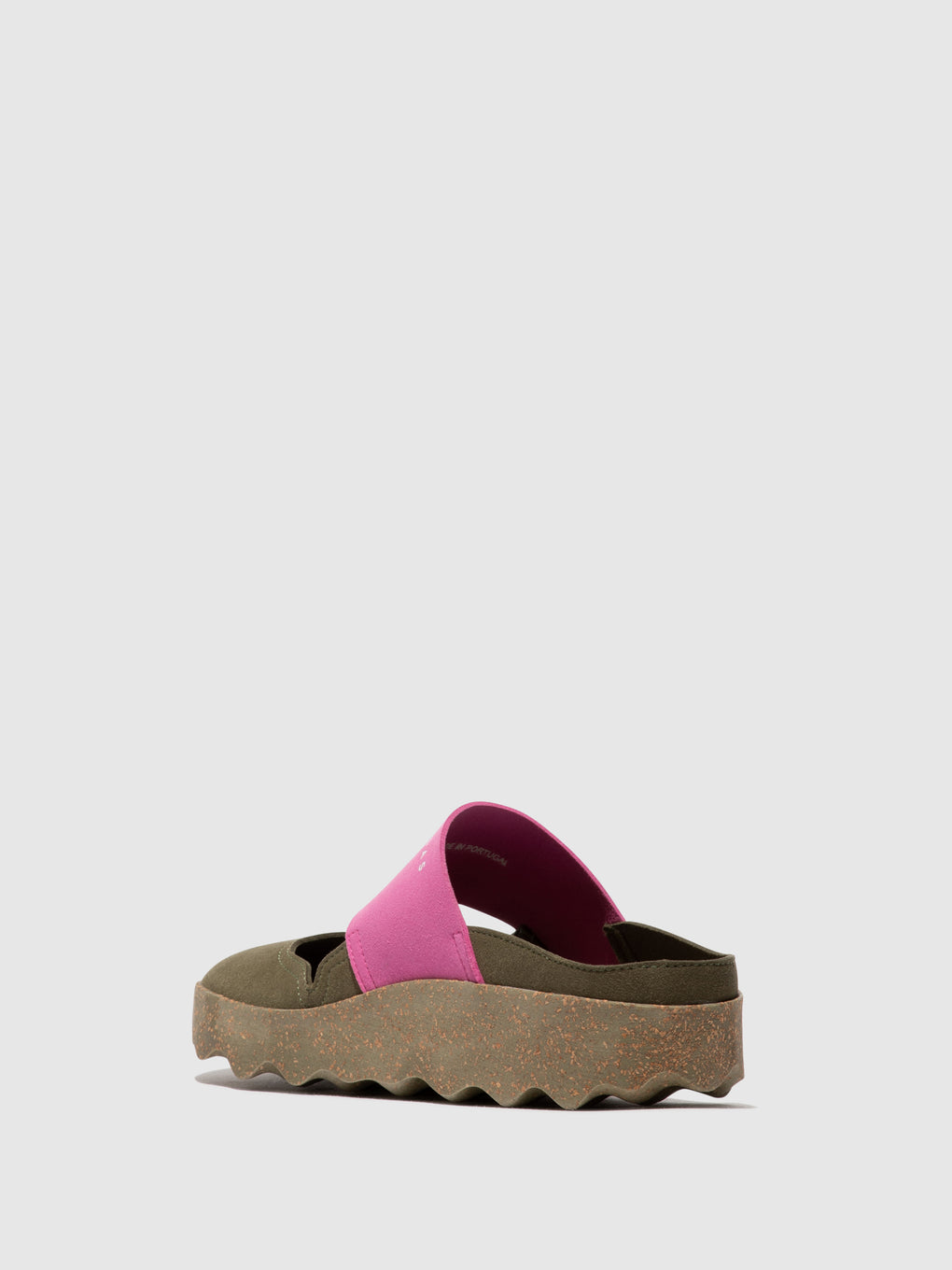 Round Toe Mules CANA MILITARY GREEN